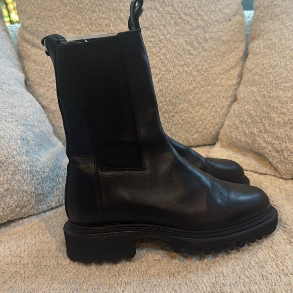 ALLSAINTS Hallie Chelsea boots lug sole Portuguese Leather  Size 38 - Picture 7 of 14